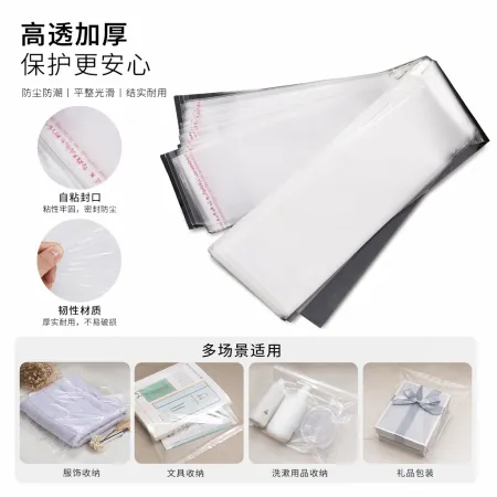 Transparent OPP long strip self-adhesive plastic self-sealing bag, PVC aluminum foil self-standing packaging bag, opp bag Transparent OPP long strip self-adhesive plastic self-sealing bag, PVC aluminum foil self-standing packaging bag, opp bag